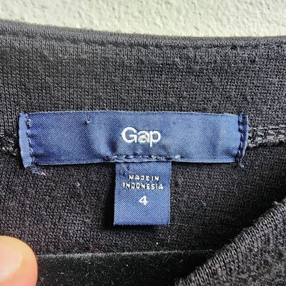 GAP Black Classic Shift Dress Size 4 - Picture 8 of 16